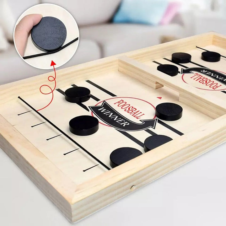Havenholt Solid Wood Fast Sling Puck Game