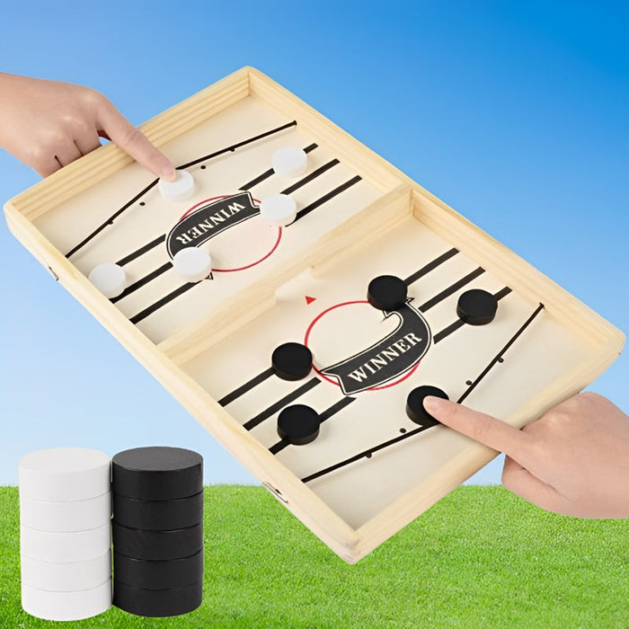 Havenholt Solid Wood Fast Sling Puck Game