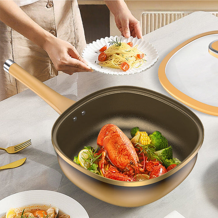 Havenholt 30cm Titanium Non-Stick Pot with Glass Lid