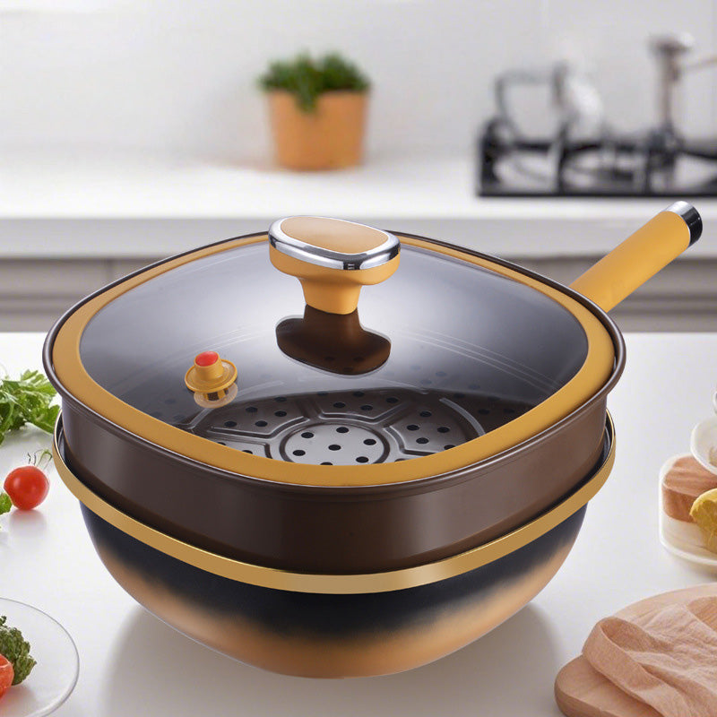 Havenholt 30cm Titanium Non-Stick Pot with Glass Lid