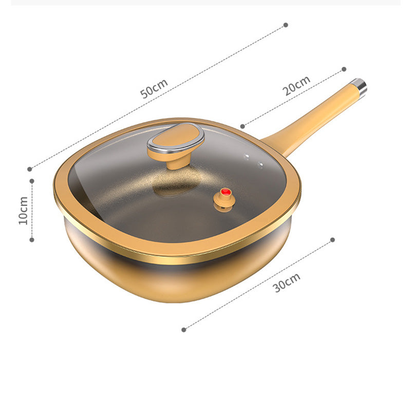 Havenholt 30cm Titanium Non-Stick Pot with Glass Lid
