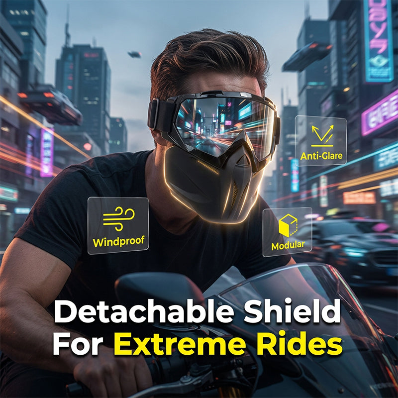 Havenholt Full Face Mask with Detachable Goggles