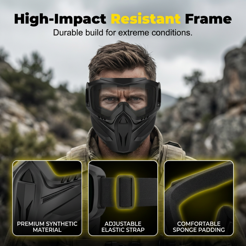 Havenholt Full Face Mask with Detachable Goggles