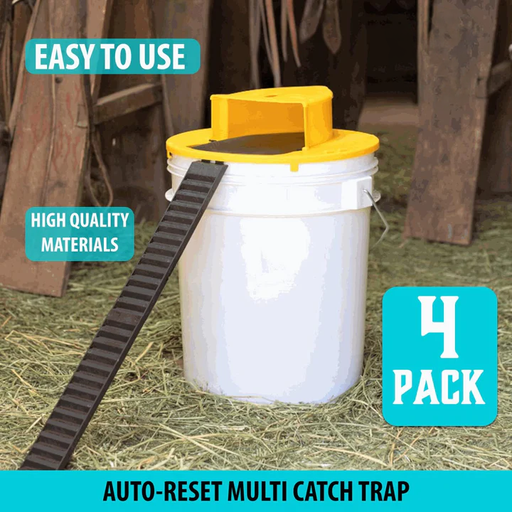 Havenholt 4 Pack Bucket Lid Mouse Trap