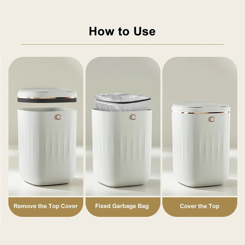 Havenholt Smart Sensor Kitchen Bin with No-Touch Opening