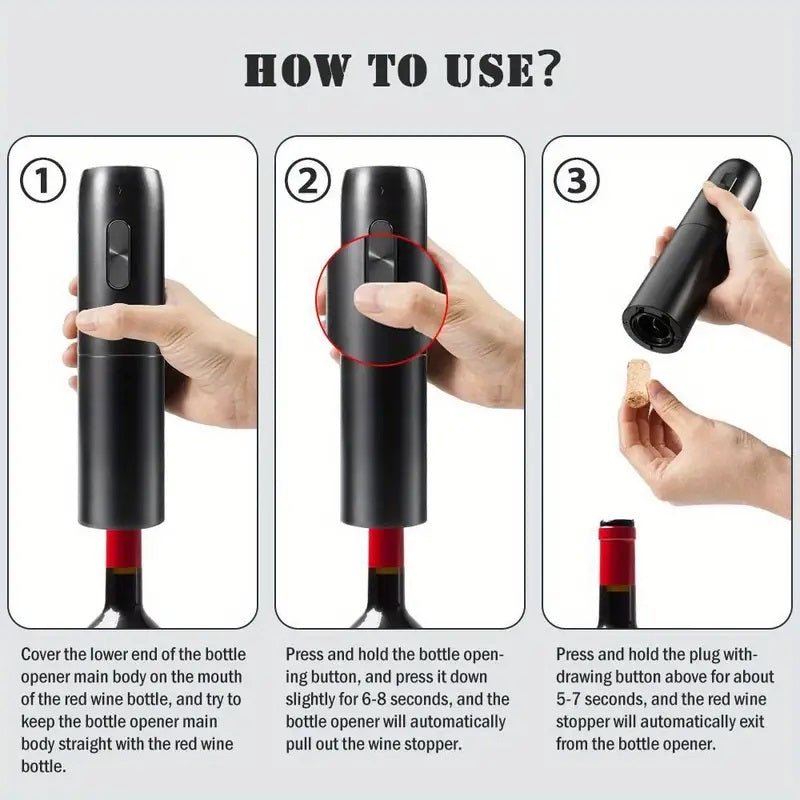 Havenholt Push Button Electric Wine Opener