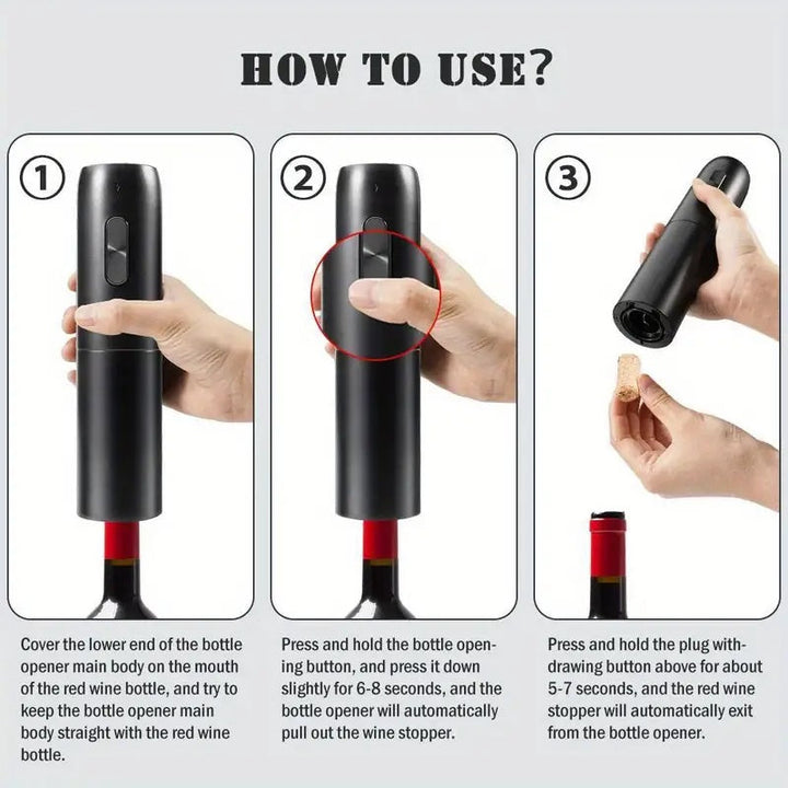 Havenholt Push Button Electric Wine Opener