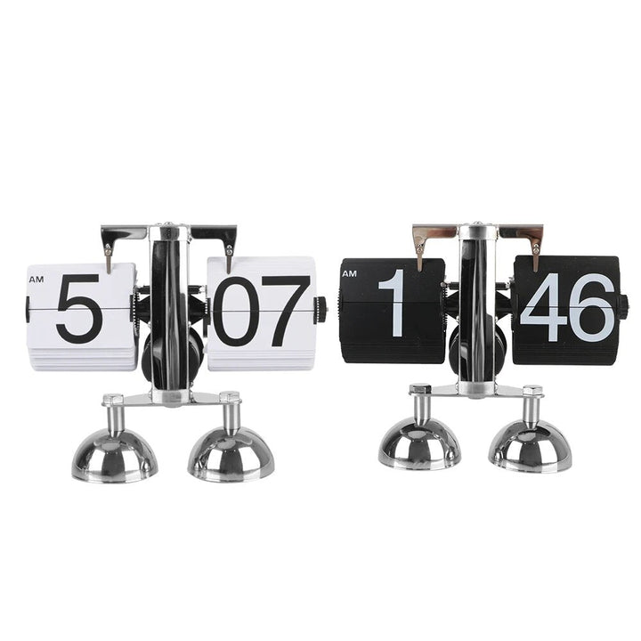 Havenholt Retro Flip Desk Clock with Silent Quartz Movement